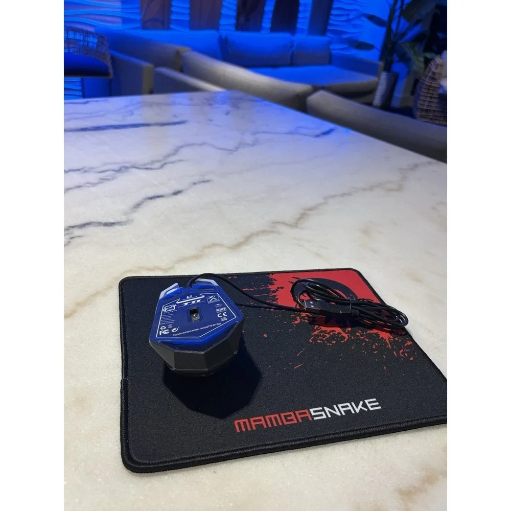 Mambasnake Liger T11 Wired Gaming Mouse Including Mouse Pad USB Cable